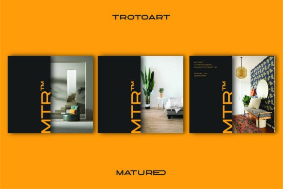 Matured Font PNG with transparent background - Preview 3