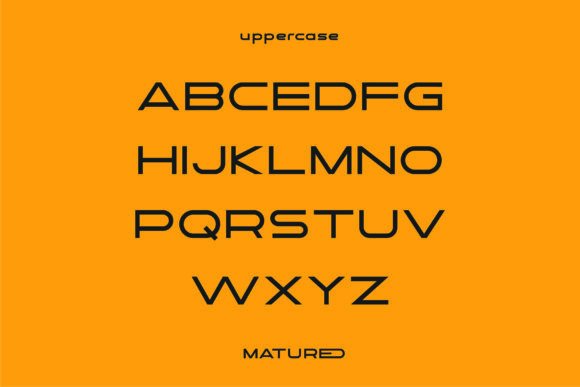 Matured Font PNG with transparent background - Preview 5