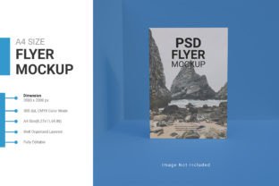 Minimal A4 Realistic Flyer Mockup Design Graphic by nazmulislam14 ...