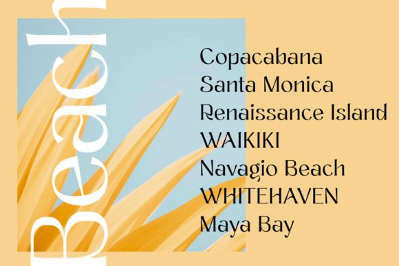 Reginda Font font preview - 4