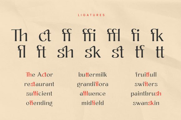 Reginda Font font preview - 2