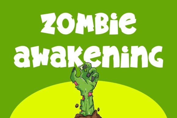 Ripped Zombie Font PNG with transparent background - Preview 3