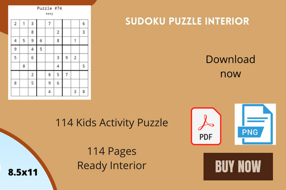 Sudoku Puzzle Student Practice Interior Graphic by Sunday Design ...