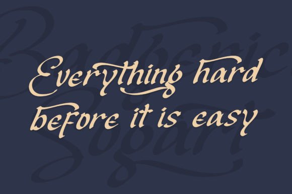Badgerict Sogart Font - Preview 4