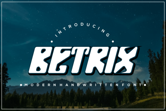 Betrix Font - Preview 1