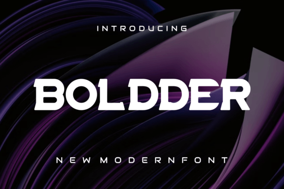 Boldder Font - Preview 1
