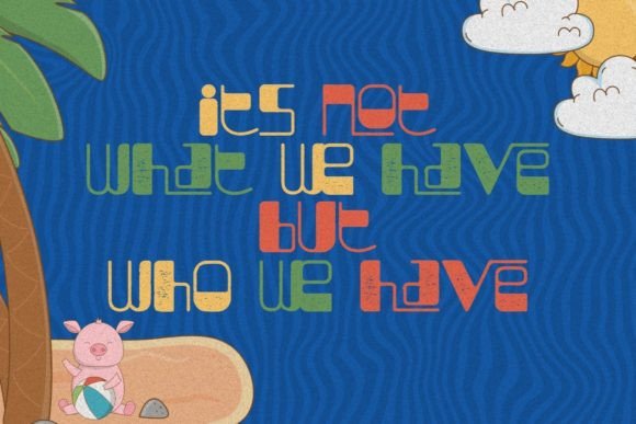 Chubby Piglets Font - Preview 1