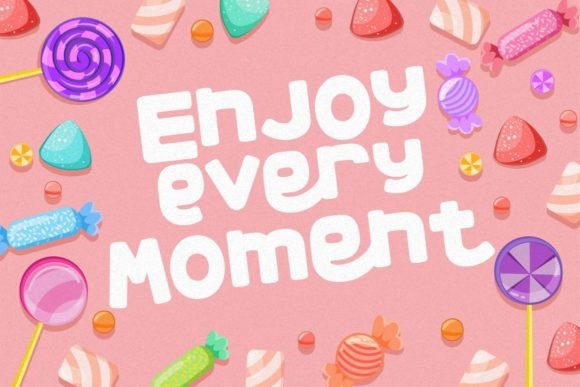 Colorful Candy Font - Preview 1