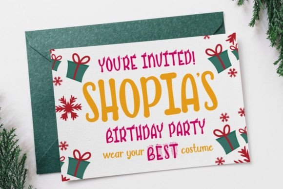 Cute Snow Font PNG with transparent background - Preview 3