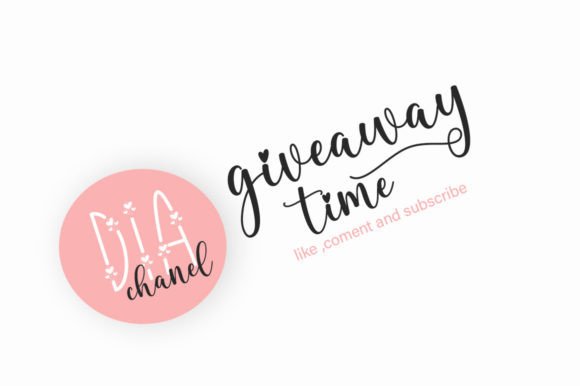 Daisy Duo Font PNG with transparent background - Preview 1