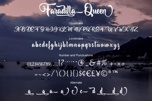 Faradilla Queen Font - Preview 5