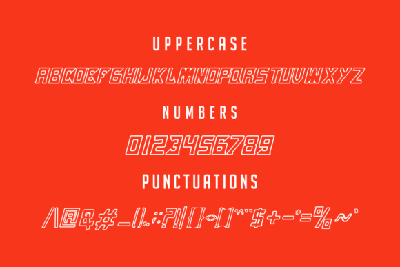 Fonsans Line Font - Preview 1