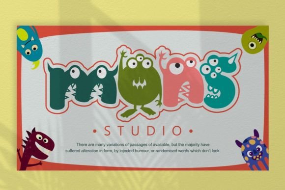 Friendly Monster Font - Preview 5