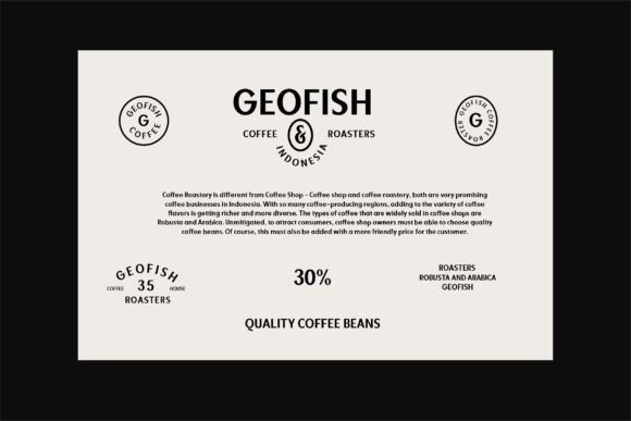 Geofish Font - Preview 5