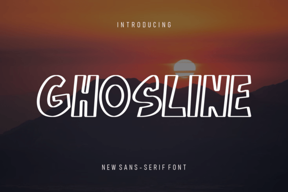 Ghosline Font - Preview 1