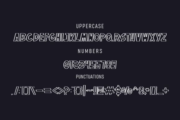 Ghosline Font - Preview 2