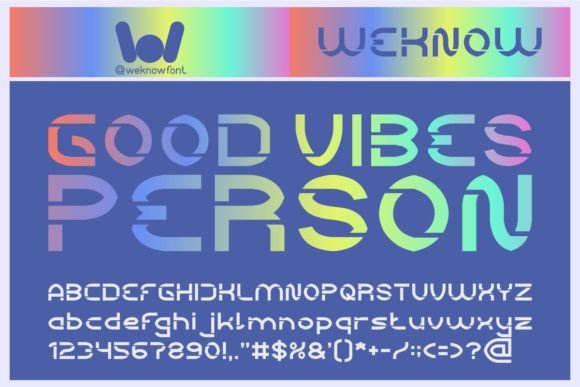 Good Vibes Font PNG with transparent background - Preview 4
