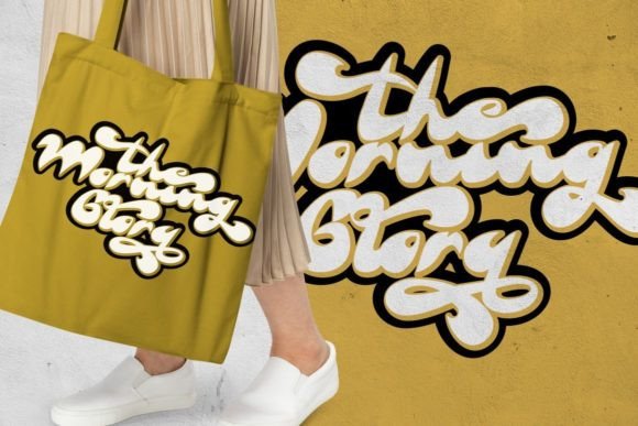 Griffin Brush Font PNG with transparent background - Preview 4