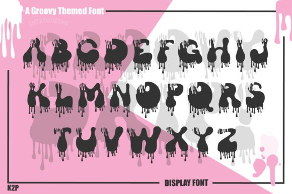 Groovy Drip! Font - Preview 1