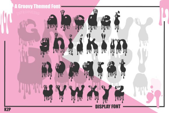 Groovy Drip! Font - Preview 2