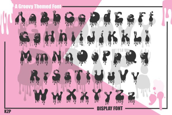 Groovy Drip! Font - Preview 3