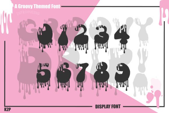 Groovy Drip! Font - Preview 4