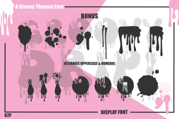 Groovy Drip! Font - Preview 6