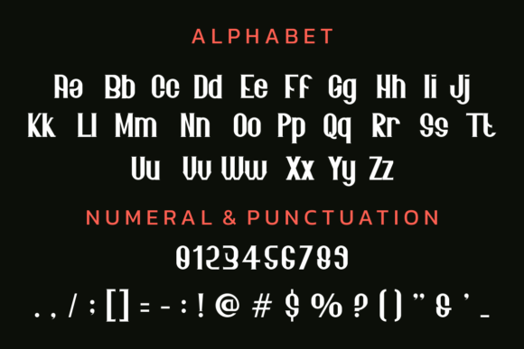 Hojin Font PNG with transparent background - Preview 1