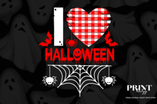 I Love Halloween Design Graphic by Printlovelyy · Creative Fabrica
