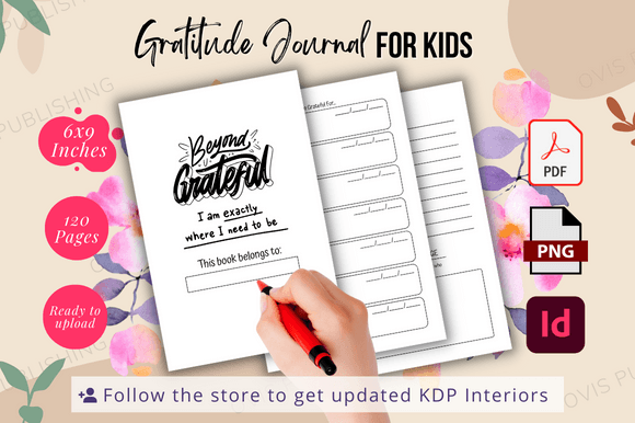 KDP Gratitude Journal for Kids Graphic by Ovi's Publishing · Creative ...