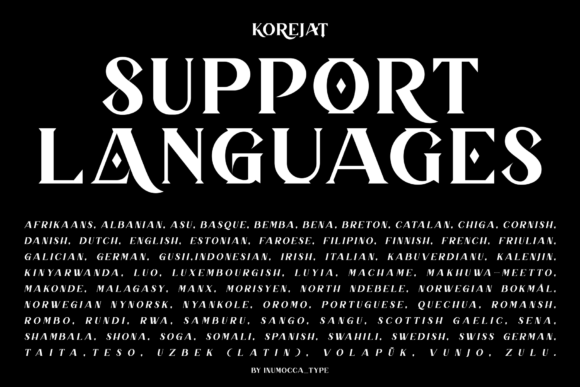 Korejat Font PNG with transparent background - Preview 4