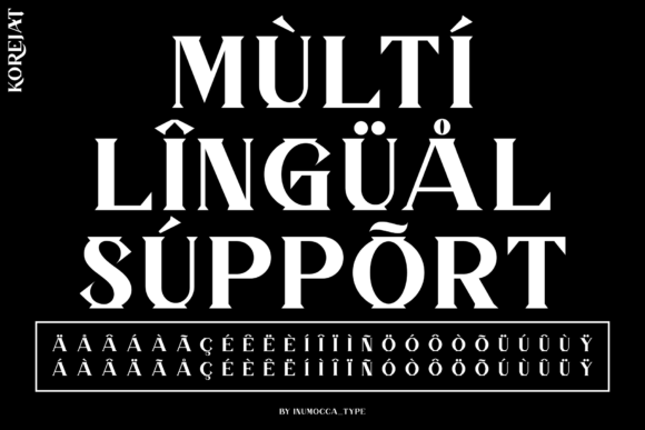 Korejat Font PNG with transparent background - Preview 6