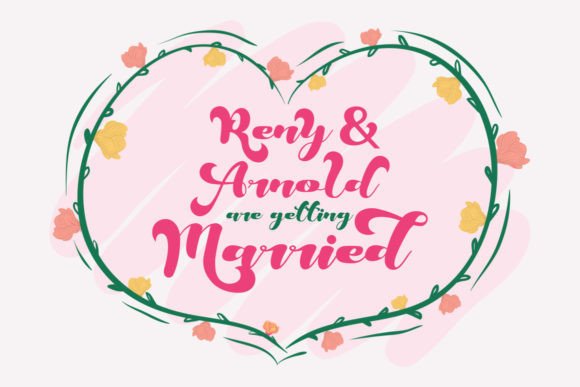 Mellania Script Font PNG with transparent background - Preview 2