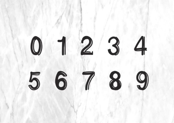Miss You a Lot Font PNG with transparent background - Preview 3