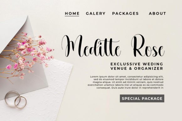 Nephilie Font PNG with transparent background - Preview 1