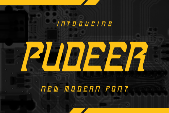 Pudeer Font Font PNG with transparent background - Preview 1