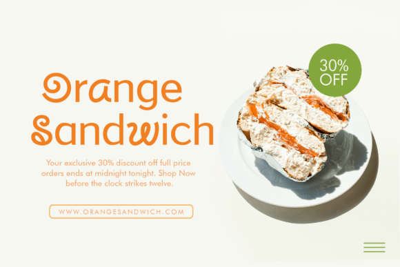 Quality Sunrise Font font preview - 3