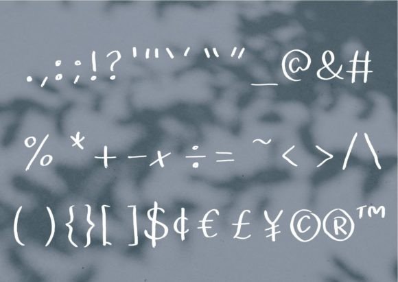 Rakko Font font preview - 4