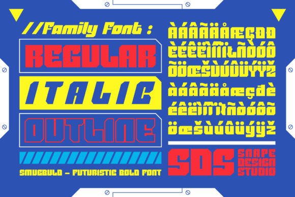 Smugbuld Font PNG with transparent background - Preview 2