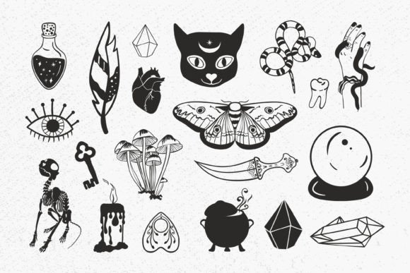 Witchcraft Bundle Kit Svg Graphics
