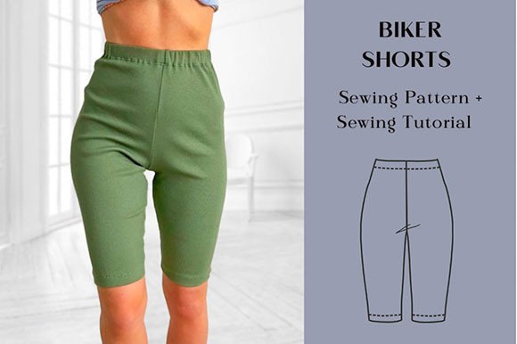 Women Biker Shorts Sewing Pattern