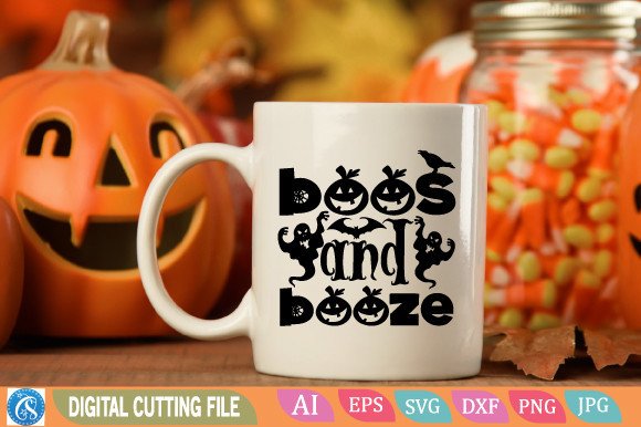 Boos and Booze Graphic by craftstore · Creative Fabrica
