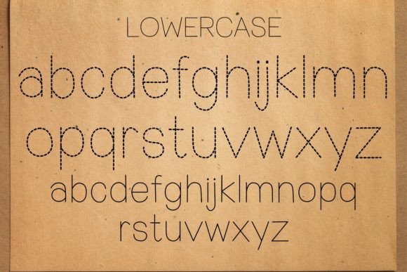 Abc Alphabet Tracing Font - Preview 3