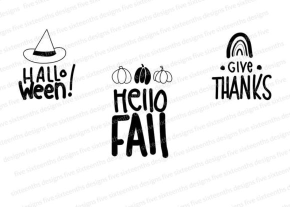 Autumn Dingbats Font PNG with transparent background - Preview 1