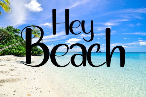 Beach Font - Preview 1
