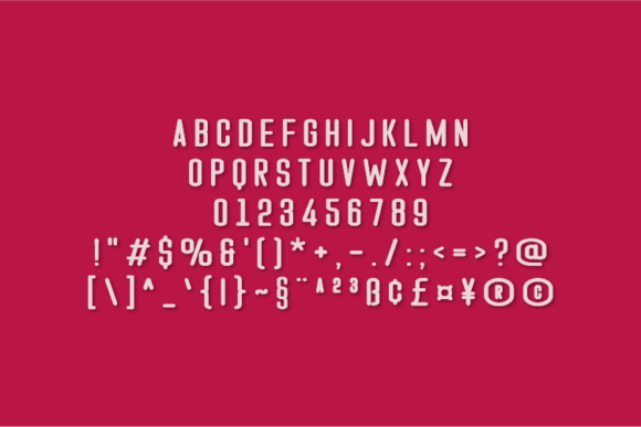 Boosthink Font - Preview 1