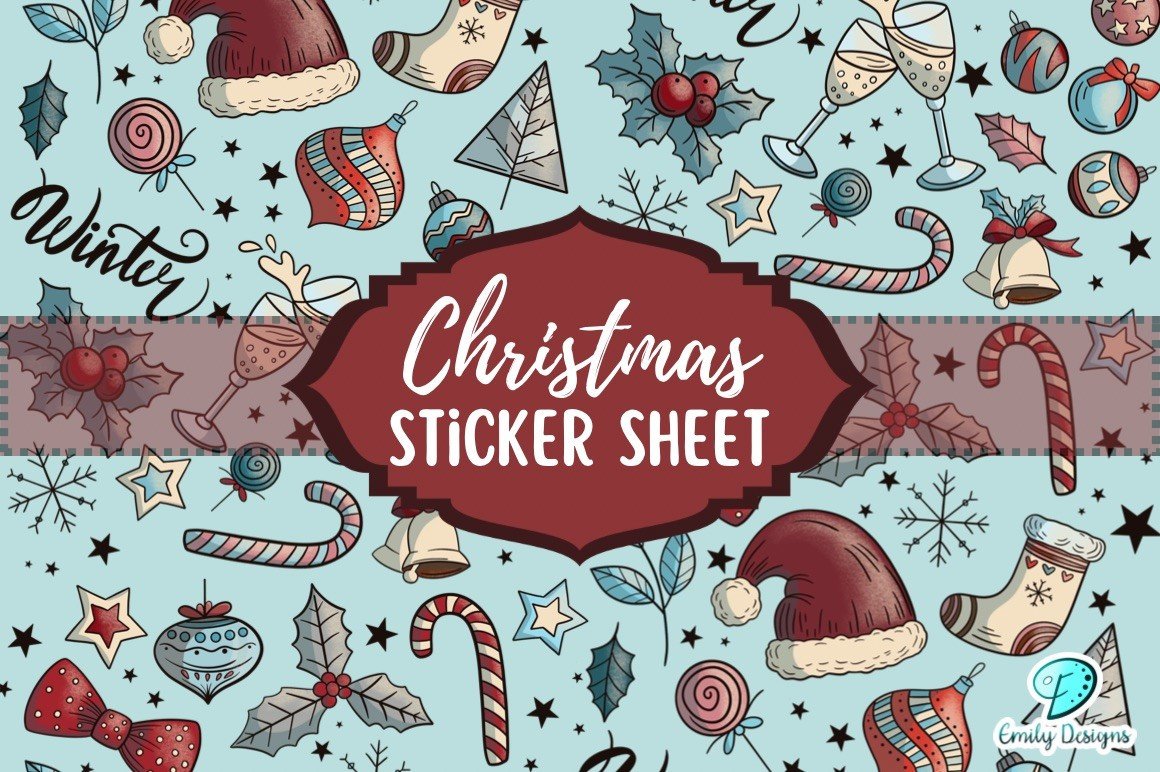 Christmas Sticker Sheet