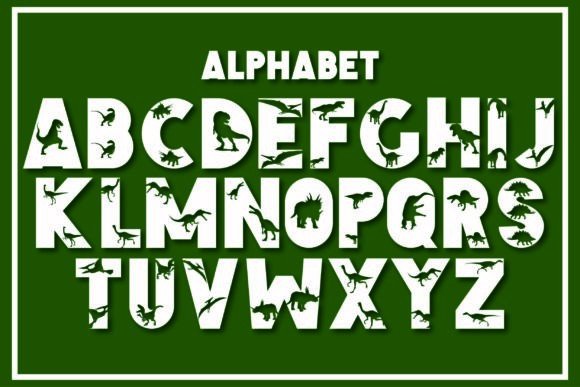 Dinosaur Font - Preview 1