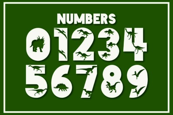 Dinosaur Font - Preview 2