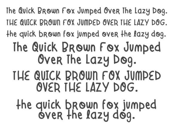 Doodle Board Font PNG with transparent background - Preview 3